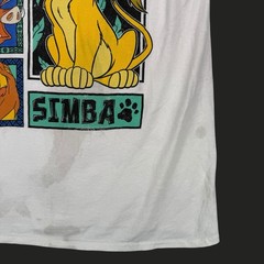 Disney The Lion King T-Shirt Adult Small – Simba Timon Pumbaa Mufasa – White Tee