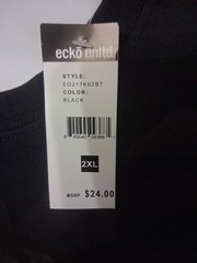 Ecko Unltd Mens Rare All Black Vintage Muscle Tank Top Size 2XL CONDITION 10/10