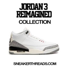 Shirt Match Jordan 3 White Cement Reimagined – Finesse Tee