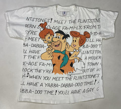 VINTAGE The Flistones All Over Print 1994 T-shirt Men Large 90s Single Stitch