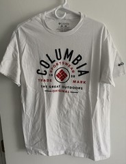 Columbia Men’s logo graphic tshirt lot of 6 size large fishing hiking