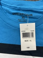 2015 Nintendo Gameboy Color T Shirt Adult XL Blue Retro 90s Y2K Graphic Tee