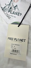 ​Free Planet Hombre Talla M Camiseta Blanca Manga Corta Organic Cotton Eco…