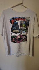 Batman Vtg Comic Book T Shirt Small S Sleeve on White Single stitch No Label 27