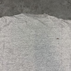 Vintage School T Shirt Mens Large Gray Faded Single 90s USA Preowned