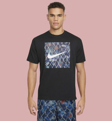 Nike Max90 Basketball T-Shirt Men’s Sz L Black Short Sleeves New $45