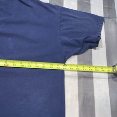 Vintage Y2K Life Is Crap Parody Joke Humor Shirt Size XL Blue