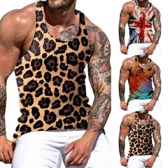 Men’s Stringer Muscle Bodybuilding Shirt Tank Top Gym Singlet Fitness Sport Vest