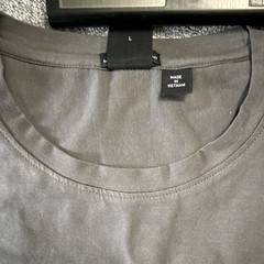 HUGO BOSS Graphic Logo Slim Fit T-Shirt Gray Crew Neck Short Sleeve Men’s L