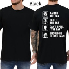 President Raised The Bar T-Shirt, Patriot Mens Shirts Funny, Conservative Politi