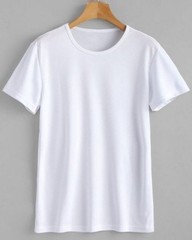 TUPOL’s Classic Crew Neck Men’s T-Shirt, White, Short Sleeve, 100% Cotton 3 PACK