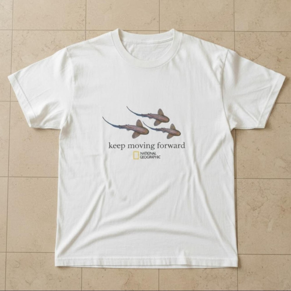 National Geographic Keep Moving Forward T-Shirt S-5XL Unisex