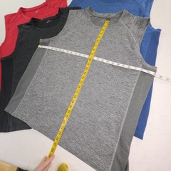 BCG 4-Tank Tops Mens Red, Blue, Black, & Gray Sleeveless polyester Size 2XL