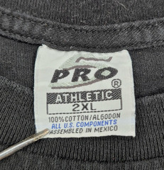 Pro Athletic Shirt Mens 2XL Black Unforgiven 1821 Renegades MC Biker Graphic Tee