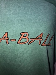 Vintage Anvil Authentic Pigment T Shirt Mens Medium M Resist-A-Ball Roll Model