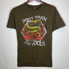 Snap-on Tools Snake Graphic T-Shirt Brown Don’t Touch Tools Men’s M Gildan