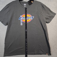 Dickies Shirt Mens 2XL XXL Gray Regular Fit Classic Casual Logo Work Wear NWT