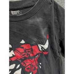Gemrock Chicago Bulls Graphic T-Shirt Mens XL Black Red NBA Basketball Tee