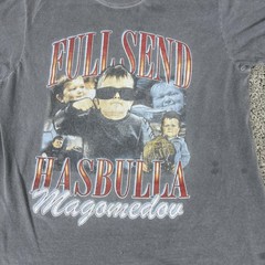 Full Send Hasbulla Magomedov Shirt Mens Medium Gray Graphic Tee Streetwear