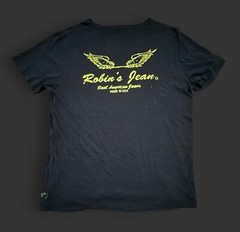 Robins Jeans Blue and Gold Shirt Size 5xl $229 Retail Foil