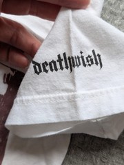 Gouge Away Shirt Mens Small White Deathwish Graphic Punk Hardcore Tee Tultex