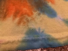 420 SUBLIME BAND T-SHIRT RAINBOW TIE DYE DISTRESSED ( MENS M ) PREOWNED