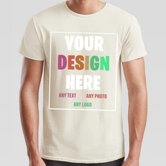 Custom Personalized T-Shirt – Your Design Here – Any Text Photo Logo Unisex Tee