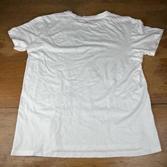 Double RL Logo Jersey Crewneck T-Shirt White Men’s Sz Large American Heritage