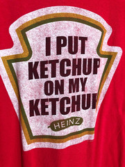 Heinz Ketchup Red Anvil 2X Pre Shrunk T Shirt Pre-Owned VGC