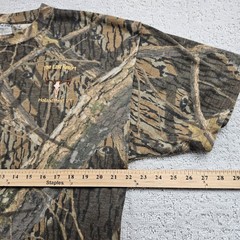 Shadow Branch Shirt Mens XL Brown Camouflage Hunting Embroidered Logo Relaxed