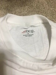 Men’s BCG Shirt–Size S–White–New w/o Tags
