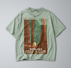 100% Cotton Tee – Unisex Retro Oversized Fit – Sequoia National Park Print