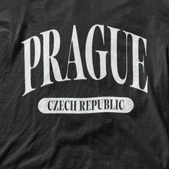 Prague Czech Republic vintage souvenir classic tee old town