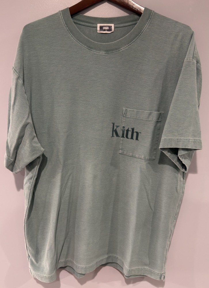 2024 Kith Short Sleeve Quinn Pocket Tee ‘Poem’ Large