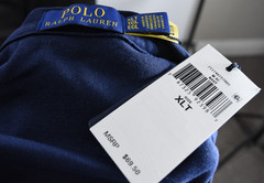 Polo Ralph Lauren Mens T-Shirt New 2XB 3XB 4XB 5XB Navy Blue Short Sleeve