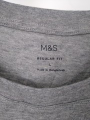 Goodmove M&S Men’s 3Pcs Regular Fit T-Shirts Size L Grey Black Blue NEW