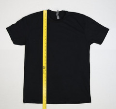Next Level Apparel Mens Medium Blank Plain Black Soft T-Shirts Lot of 6