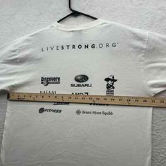 Nike 2005 Lance Armstrong Adults Small S Ride For Roses Silver Tag Live Strong