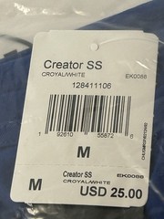 Adidas Men’s Size Medium Creator Tee Short Sleeve Blue T-Shirt EK0088 NWTGS
