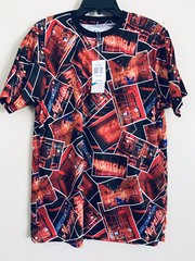 FRESH PRINTS OF BEL-AIR NWT SHORT SLEEVE AMSTERDAM RED LIGHTS NEW LARGE T-SHIRT