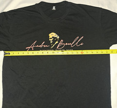 Andrea Bocelli Winter Tour 2023 USA T Shirt Size L