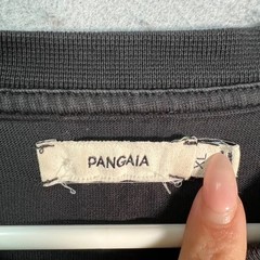Pangaia Mens Size XL Black Seaweed Organic Cotton T-Shirt Sustainable Casual