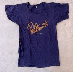 Vintage Rod Stewart Shirt 17×26 Blondes Have More Fun 1979 Tour 70s LA Forum