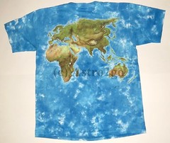 WHOLE EARTH-Liquid Blue tie dyed 2 sided Space Astronomy Science T shirt M-XXL