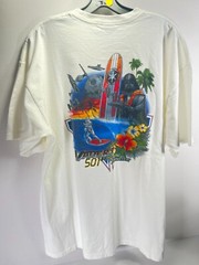 Vader’s Fist 501st Legion Surfing Tournament Star Wars Tee White T-Shirt Mens XL