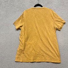 Lucky Brand Shirt Mens XL Yellow Heather “Espresso Yourself” Coffee Crew Neck
