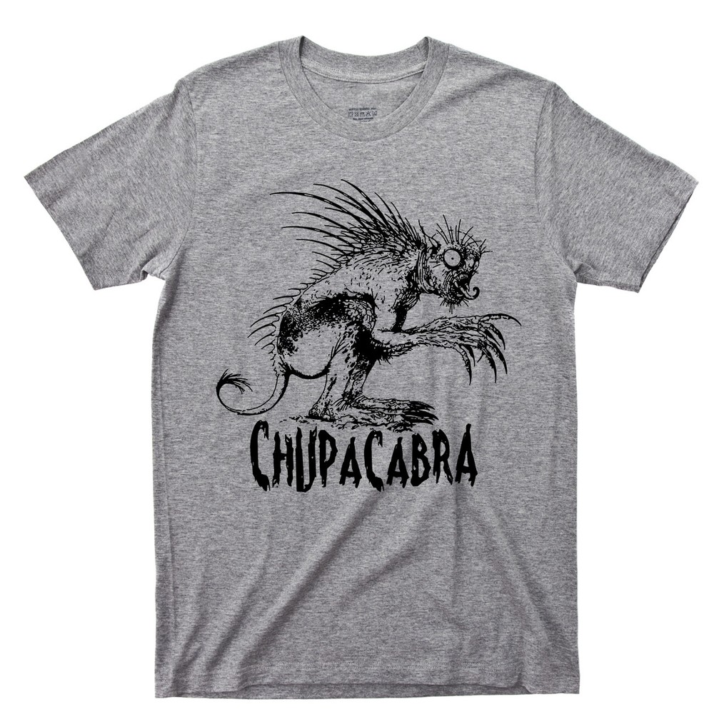 Chupacabra T Shirt Goat Sucker Puerto Rico Cryptid Figure Beast Creature UFO Tee