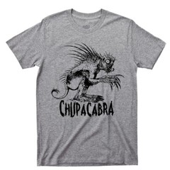 Chupacabra T Shirt Goat Sucker Puerto Rico Cryptid Figure Beast Creature UFO Tee