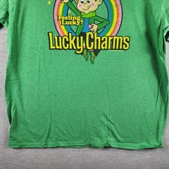 Delta Pro Weight Shirt Mens XL Green Lucky Charms Feeling Lucky Leprechaun Tee