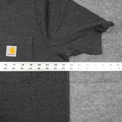 Carhartt Workwear Pocket TShirt Mens Size L Gray Heavyweight Relaxed Fit Graphic